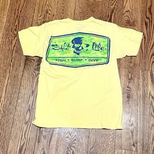 Salt Life Yellow Tee